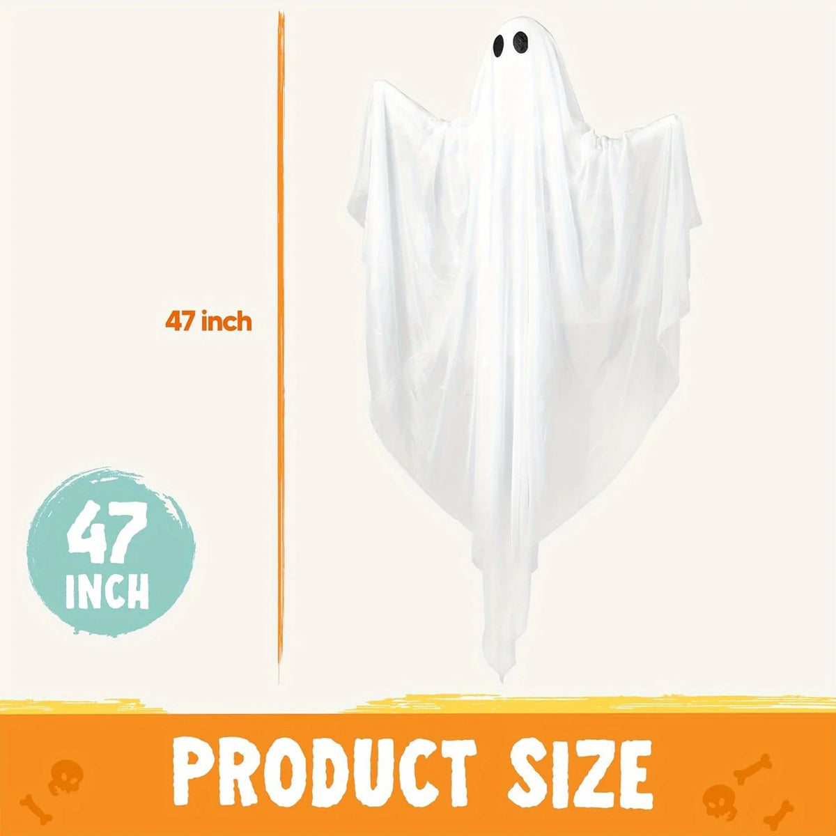 Light Up Halloween Hanging Ghost Decoration
