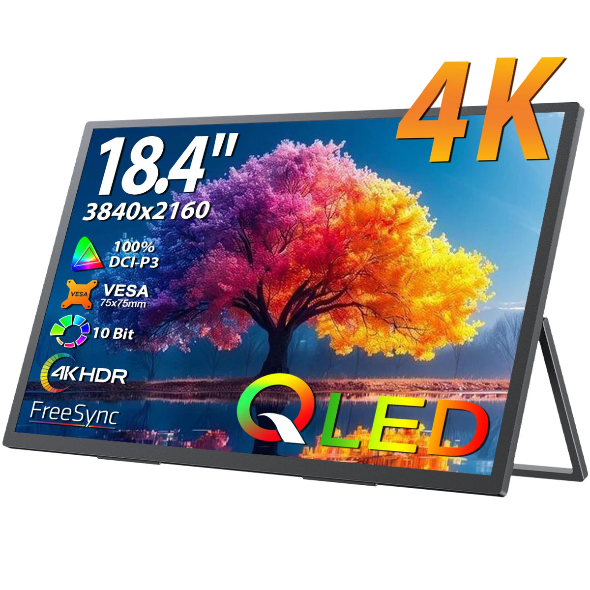 UPERFECT 4K QLED Portable Gaming Monitor
