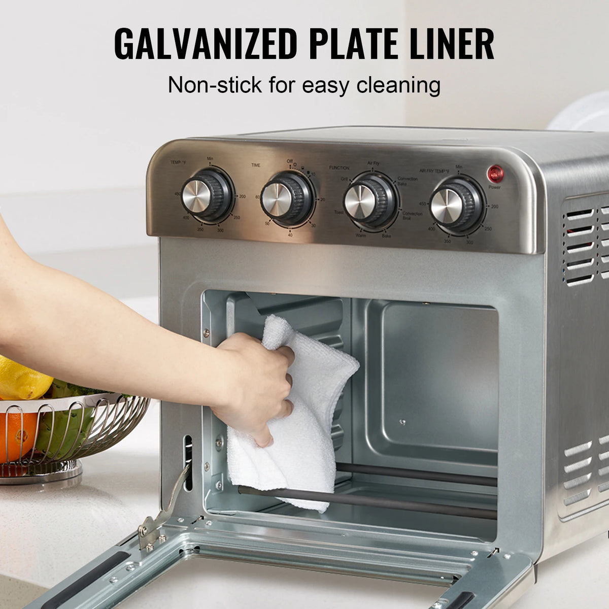 SucceBuy Stainless Steel Air Fryer Toaster Oven