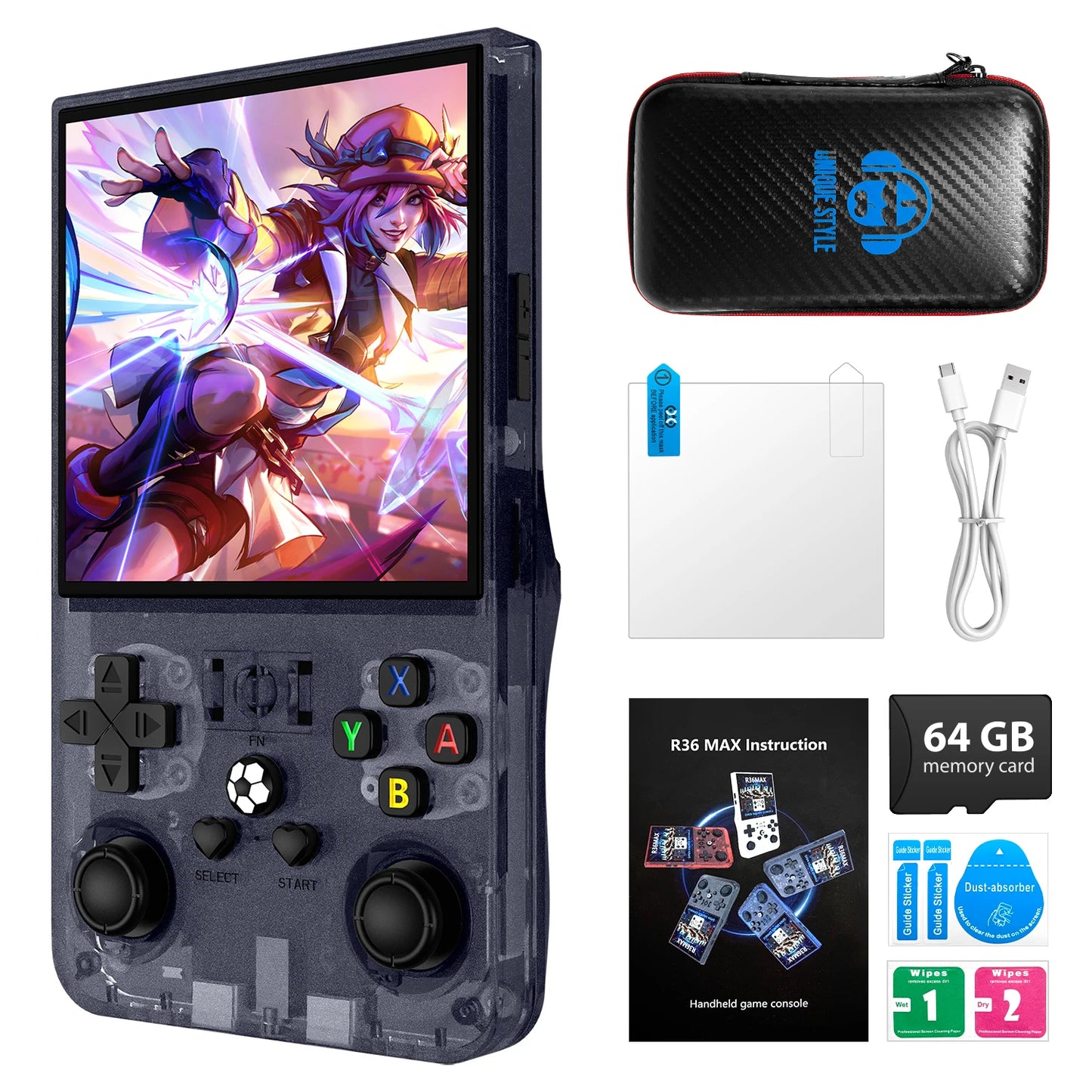 AISLPC R36MAX Handheld Retro Game Console 64GB