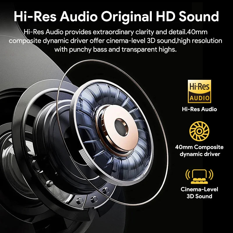 QC H3 ANC Wireless Headphones Bluetooth 5.4
