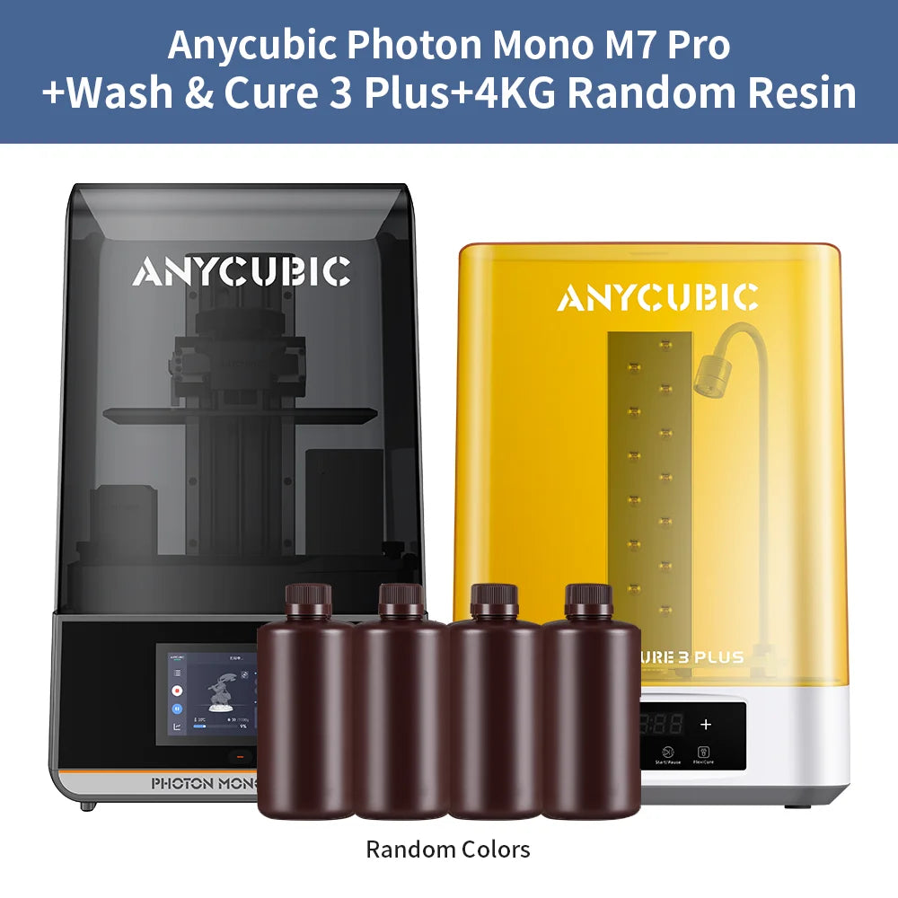 ANYCUBIC Photon Mono M7 Pro 14K Mono MSLA 3D Printer 10.1'' LCD Resin 3D Printer Speed Up to 170mm/h Printing Size 223*126*230mm