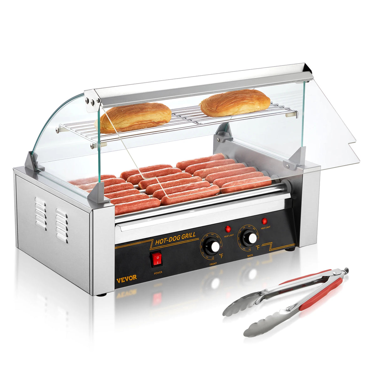 SucceBuy Electric Hot Dog Roller Grill Machine