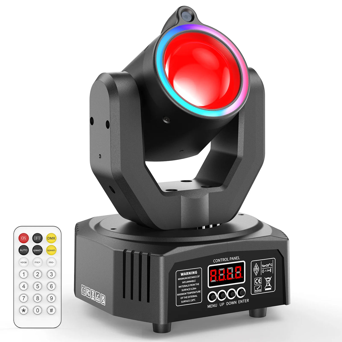 U'King RGBW Moving Head Stage Light With DMX
