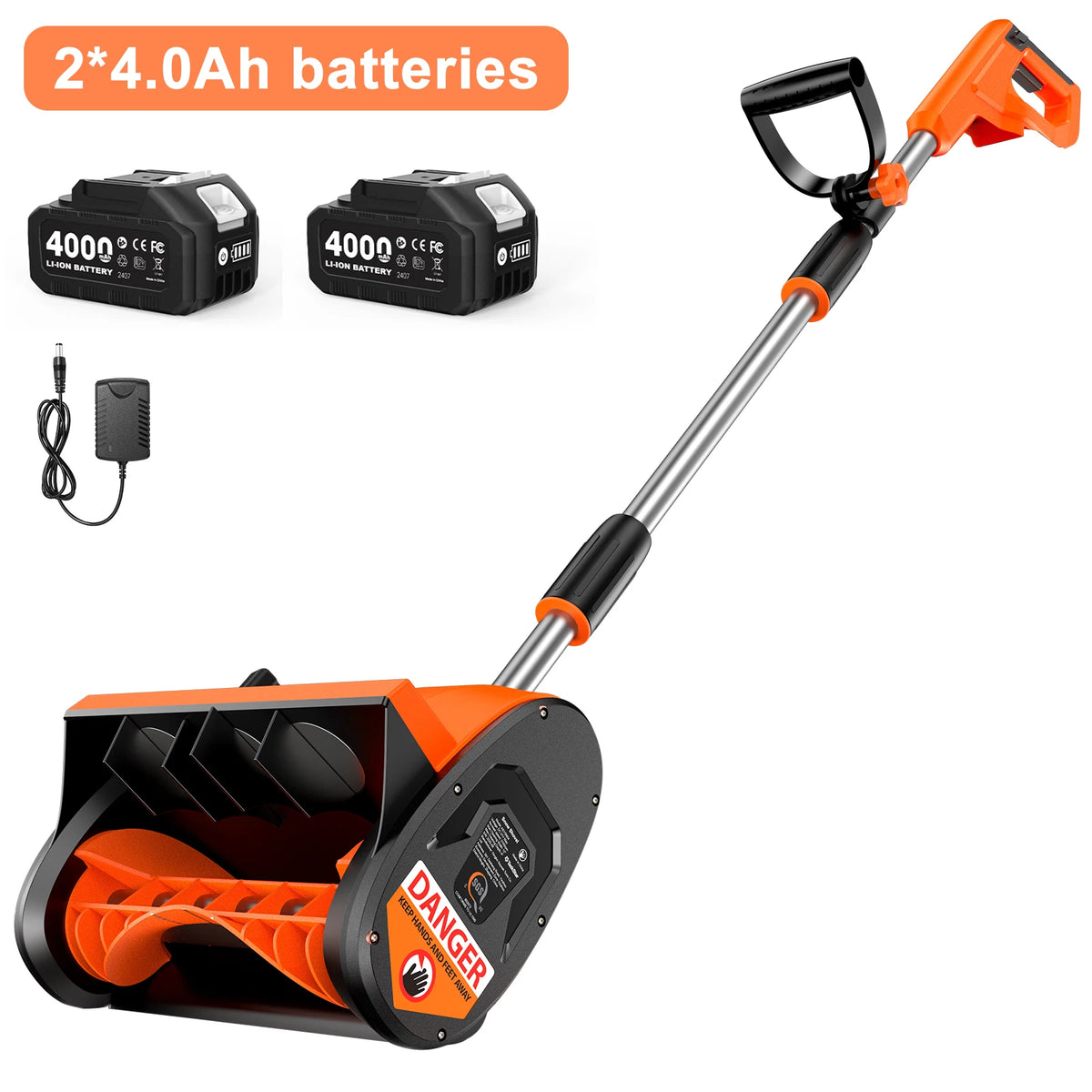 TaskStar Cordless Electric Snow Shovel Blower