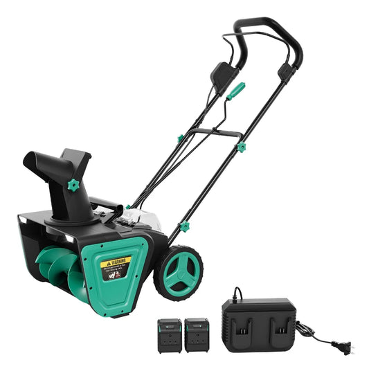 Cordless Brushless Electric Snow Blower With Lights