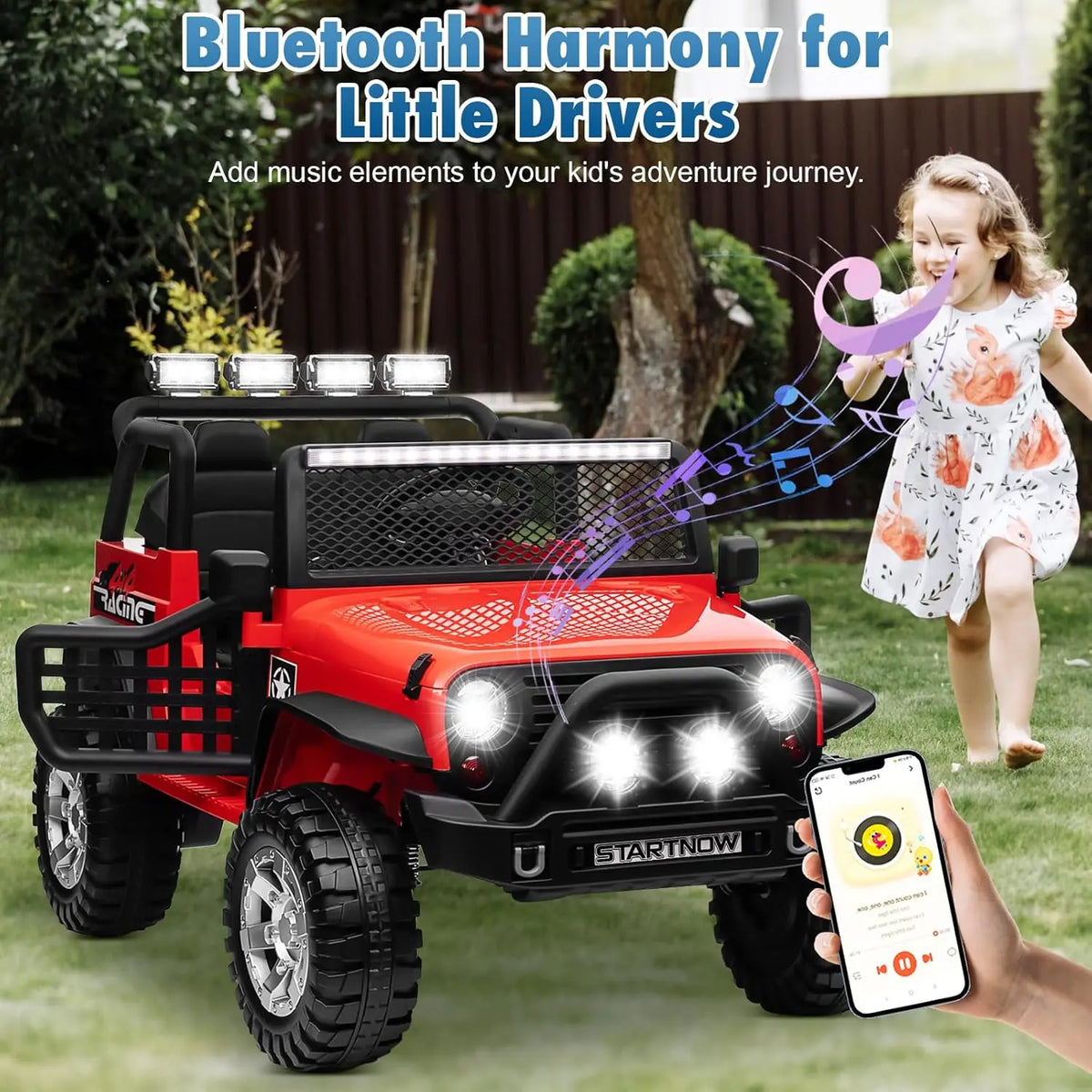 Joyracer Kids Two Seater Electric Ride On Truck