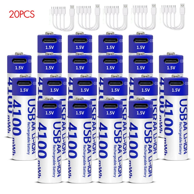 Kuugro 4100mWh USB Rechargeable Battery
