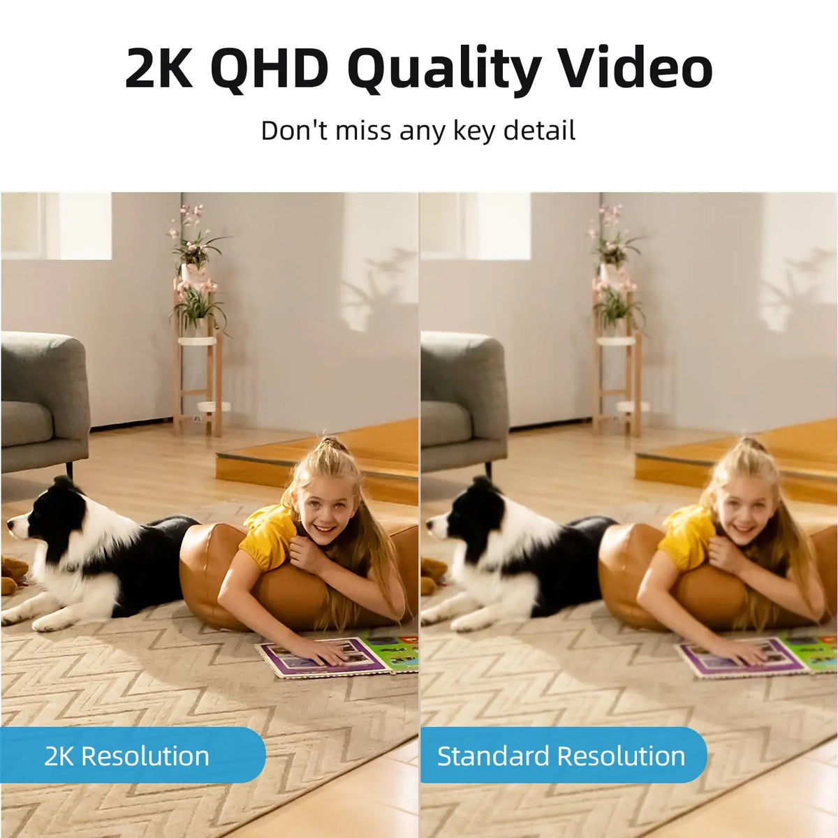 AOSU 3MP Indoor Wireless Baby Monitor Security Camera