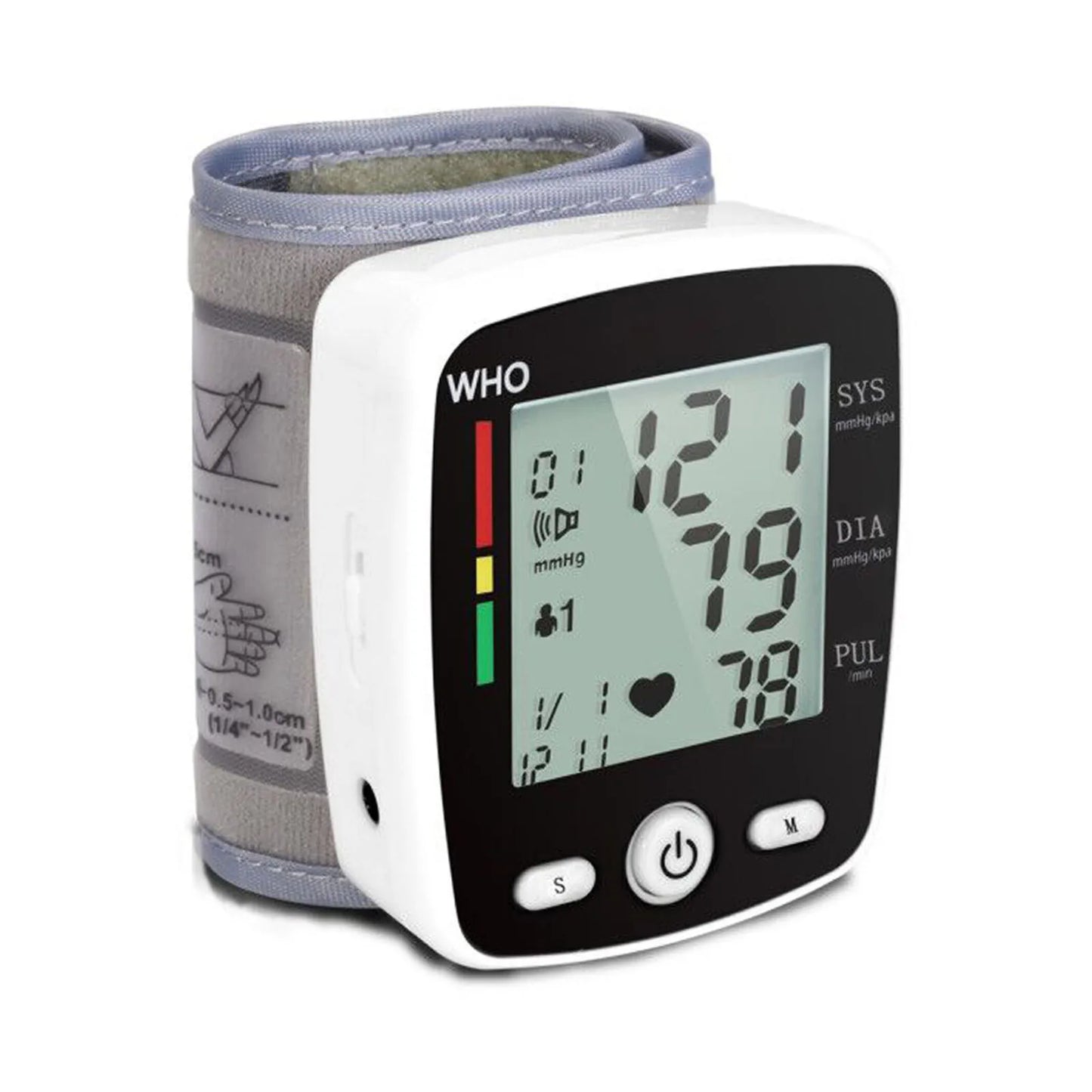 TAKROL Digital Wrist Blood Pressure Monitor With LCD