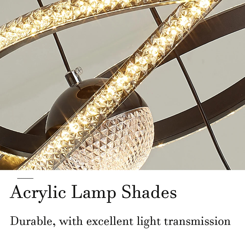 Modern LED Pendant Light With Spherical Heads