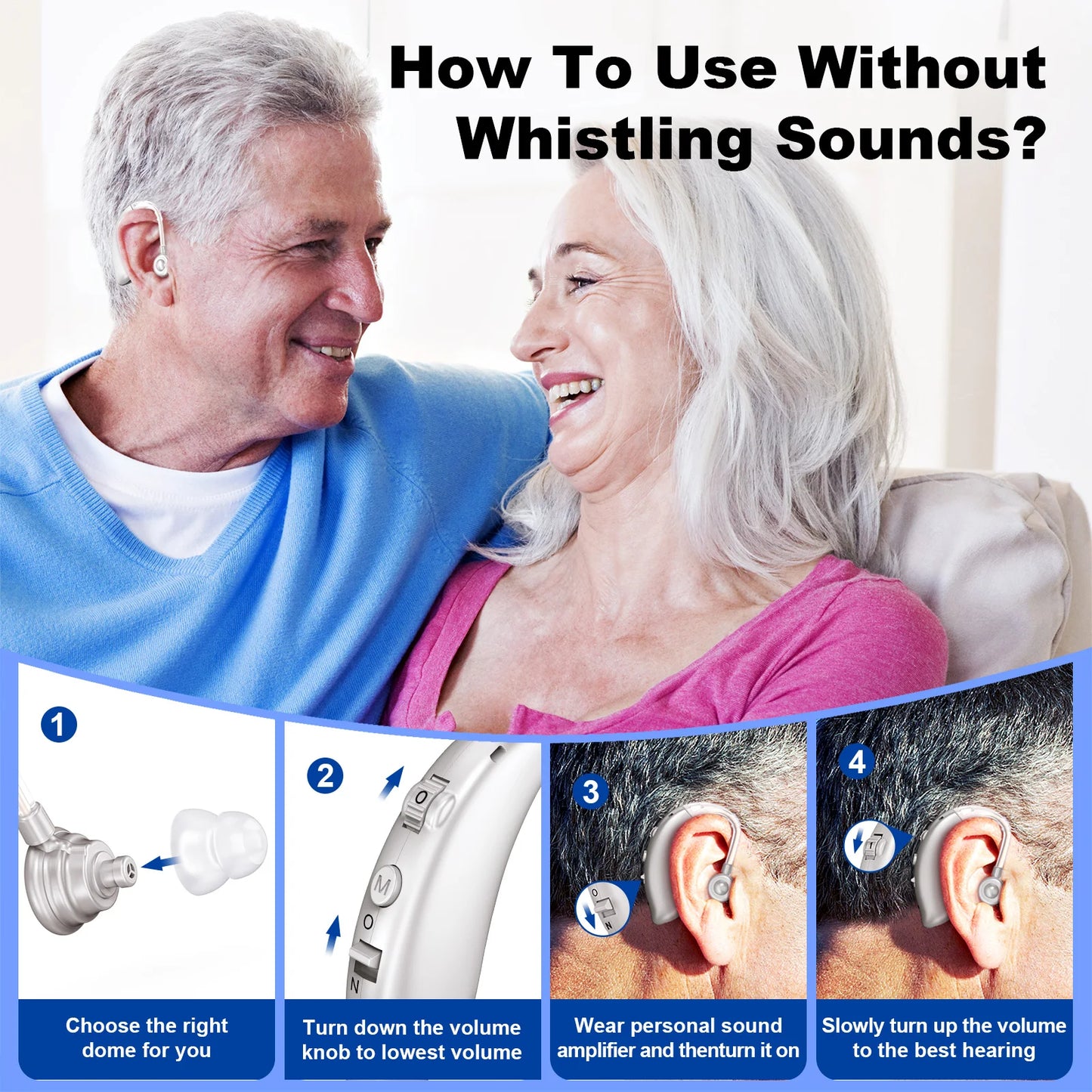 K And FCOPTEE Invisible Hearing Aids Rechargeable