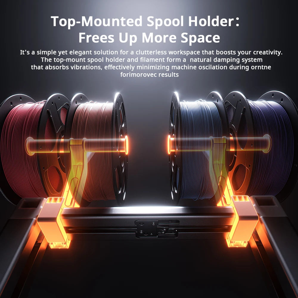 ANYCUIBC Kobra X FDM 3D Printer Multi-Material Printing 4color Built In 600mm/s Max High Speed Printer AI Assistance 3d Printer
