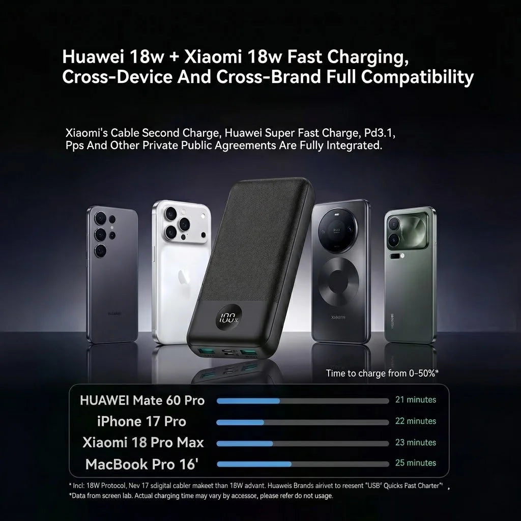 Chictree Portable Power Bank With Fast Charging