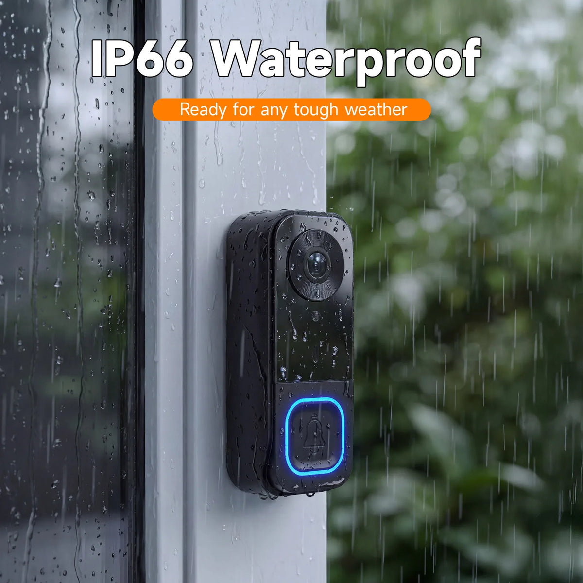 Wireless Video Doorbell Camera With Night Vision