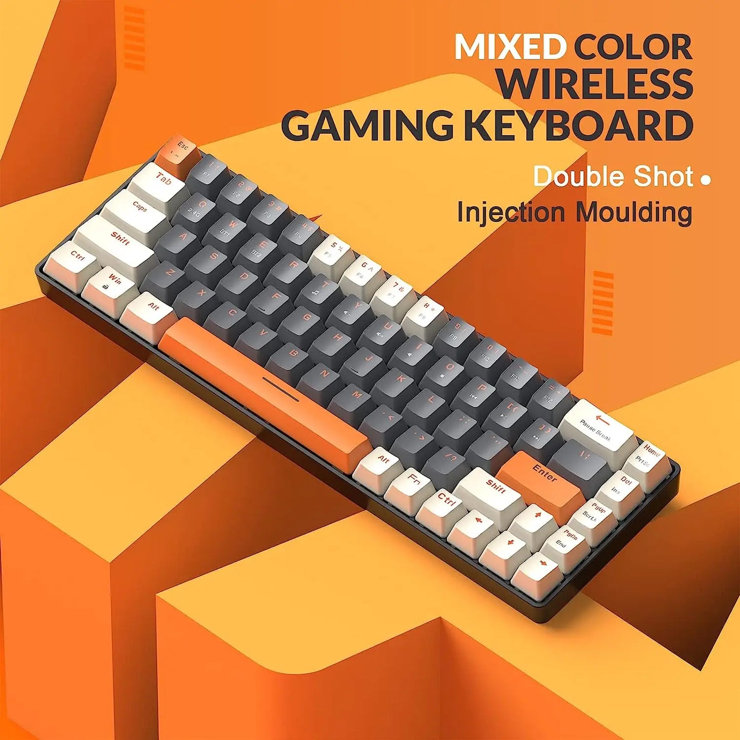 Attack Shark 68 Key Wireless Mechanical Keyboard Bluetooth