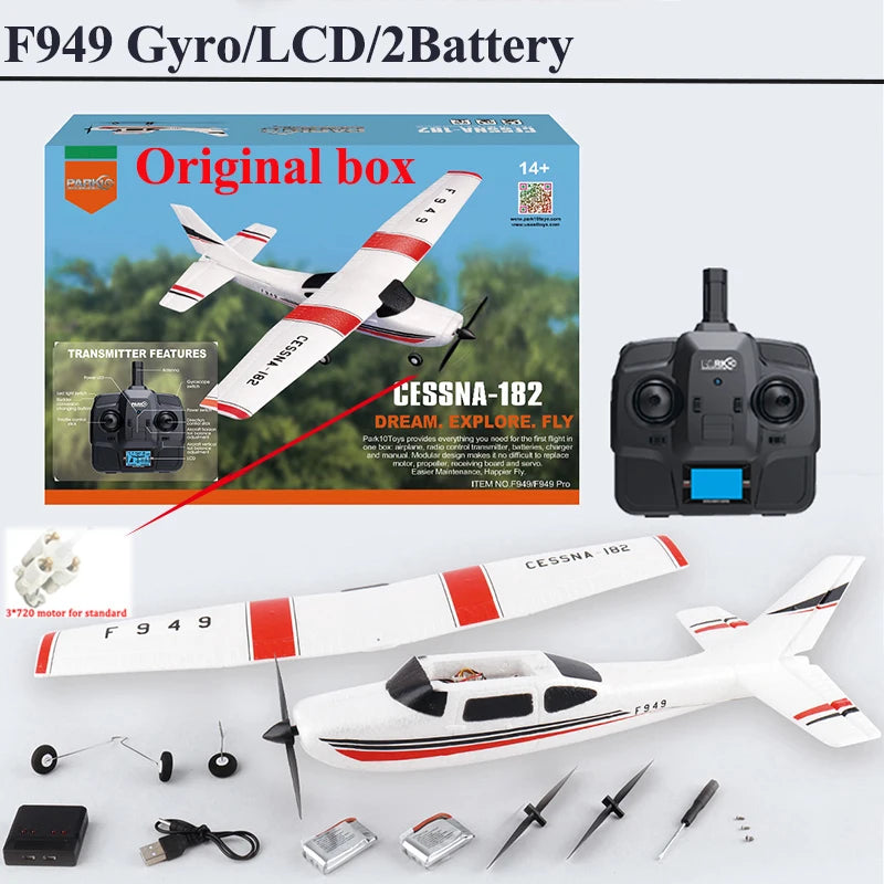 WLtoys F949 RC Airplane 3D6G Gyro