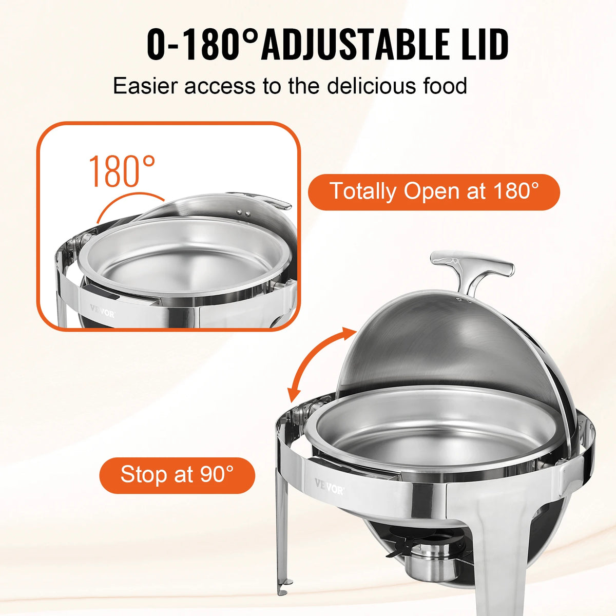 SucceBuy Stainless Steel Chafing Dish Buffet Set