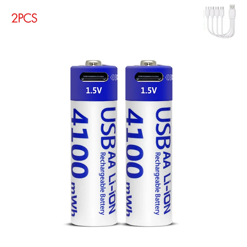 Kuugro 4100mWh USB Rechargeable Battery
