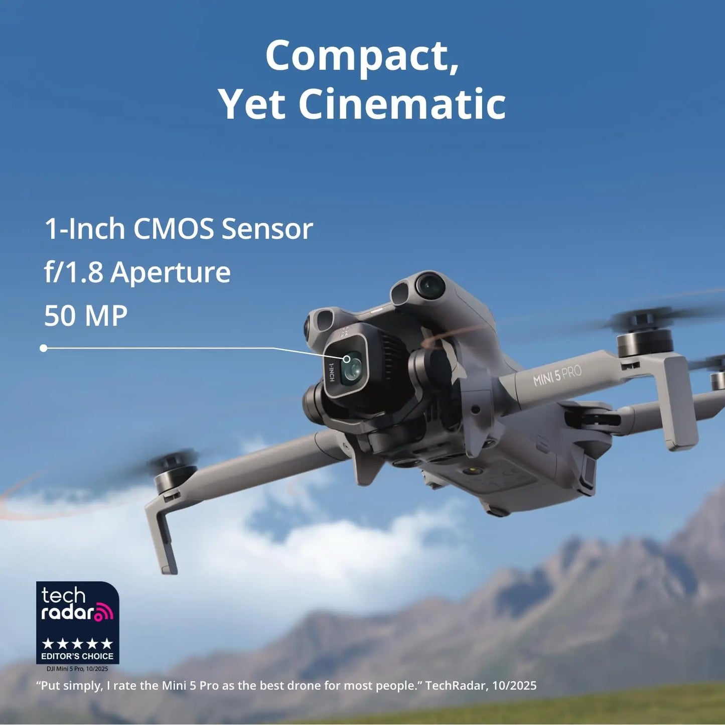DJI Mini 5 Pro Drone 4K Camera With Obstacle Sensing