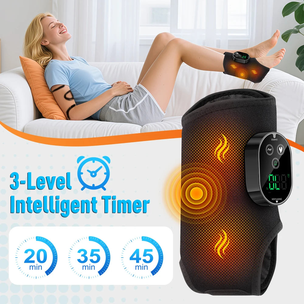 Hailicare Electric 3-in-1 Foot And Calf Massager With Heat