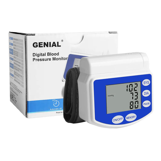 Rechargeable Wrist Blood Pressure Monitor For Home Use