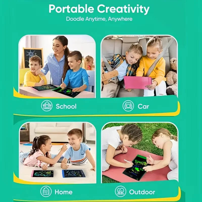 LCD Writing Tablet for Kids Toy with Single Click Erase