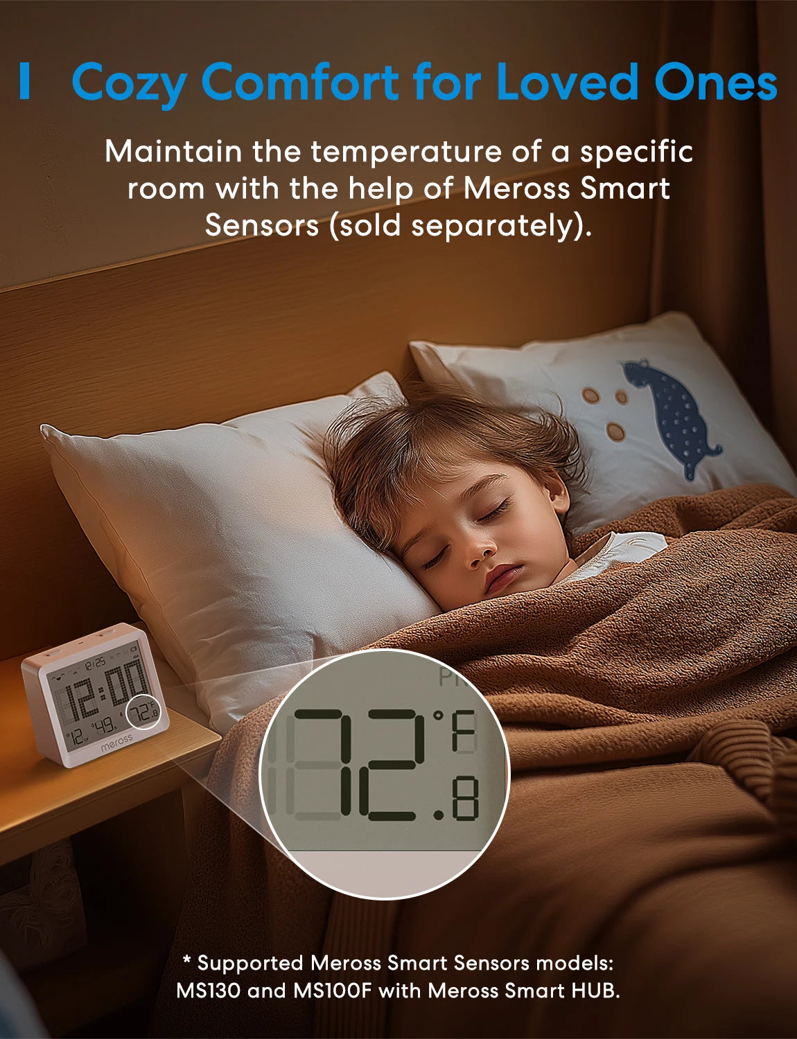 Meross Matter Smart US WiFi Thermostat With Alexa HomeKit