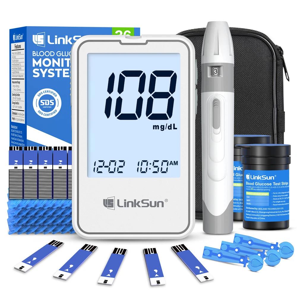 Linksun Blood Glucose Monitor G-425-1 Diabetes Kit