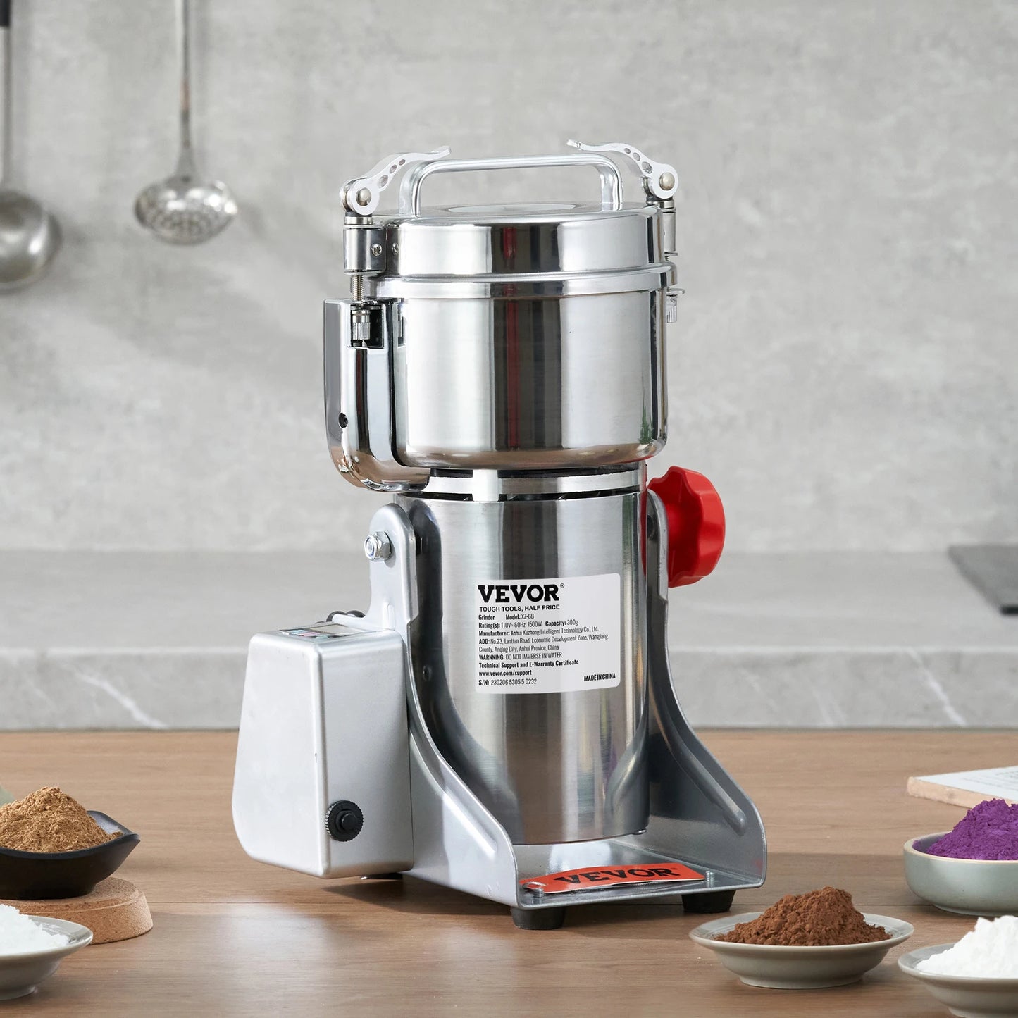 SucceBuy Electric Grain Mill Grinder For Spices And Grains