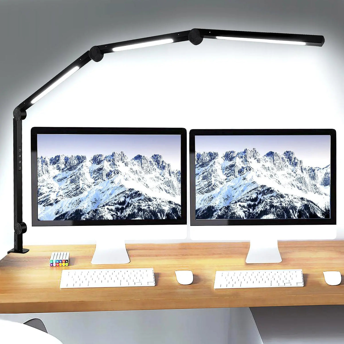Adjustable Led Desk Lamp With Clamp Arm