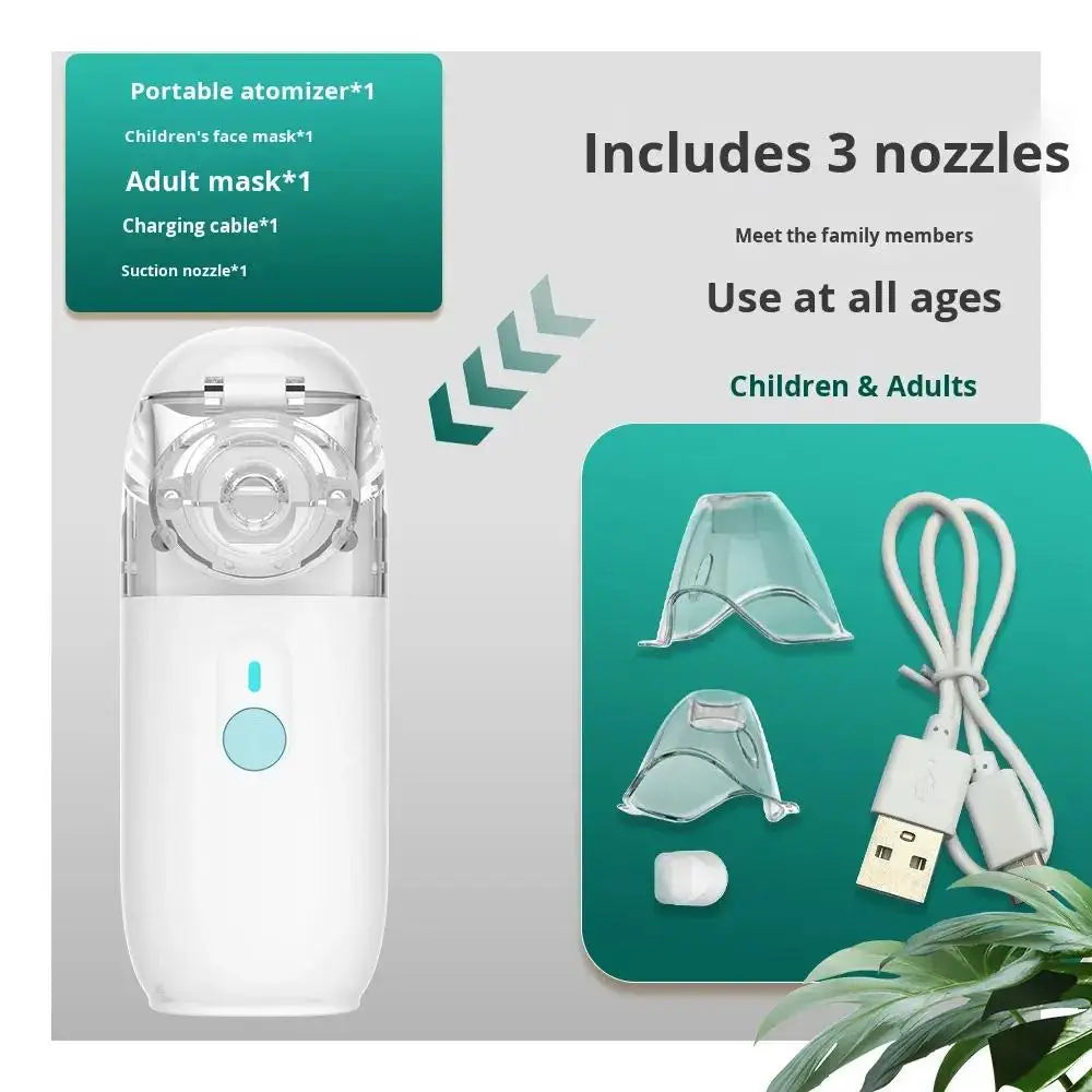 Handheld Mesh Nebulizer Portable Inhalation Device