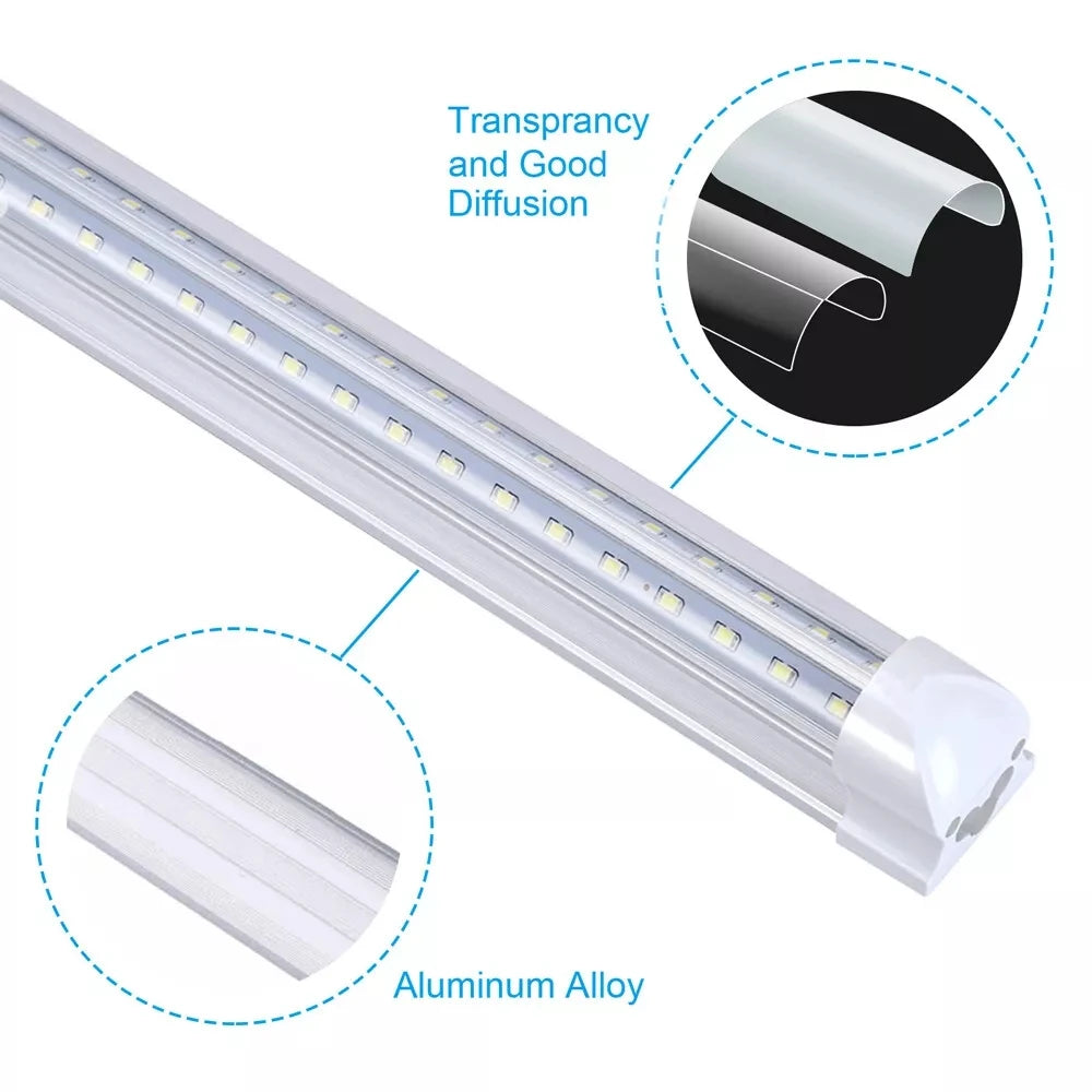 BSK.BESTKA LED Shop Light 100W Linkable Integrated