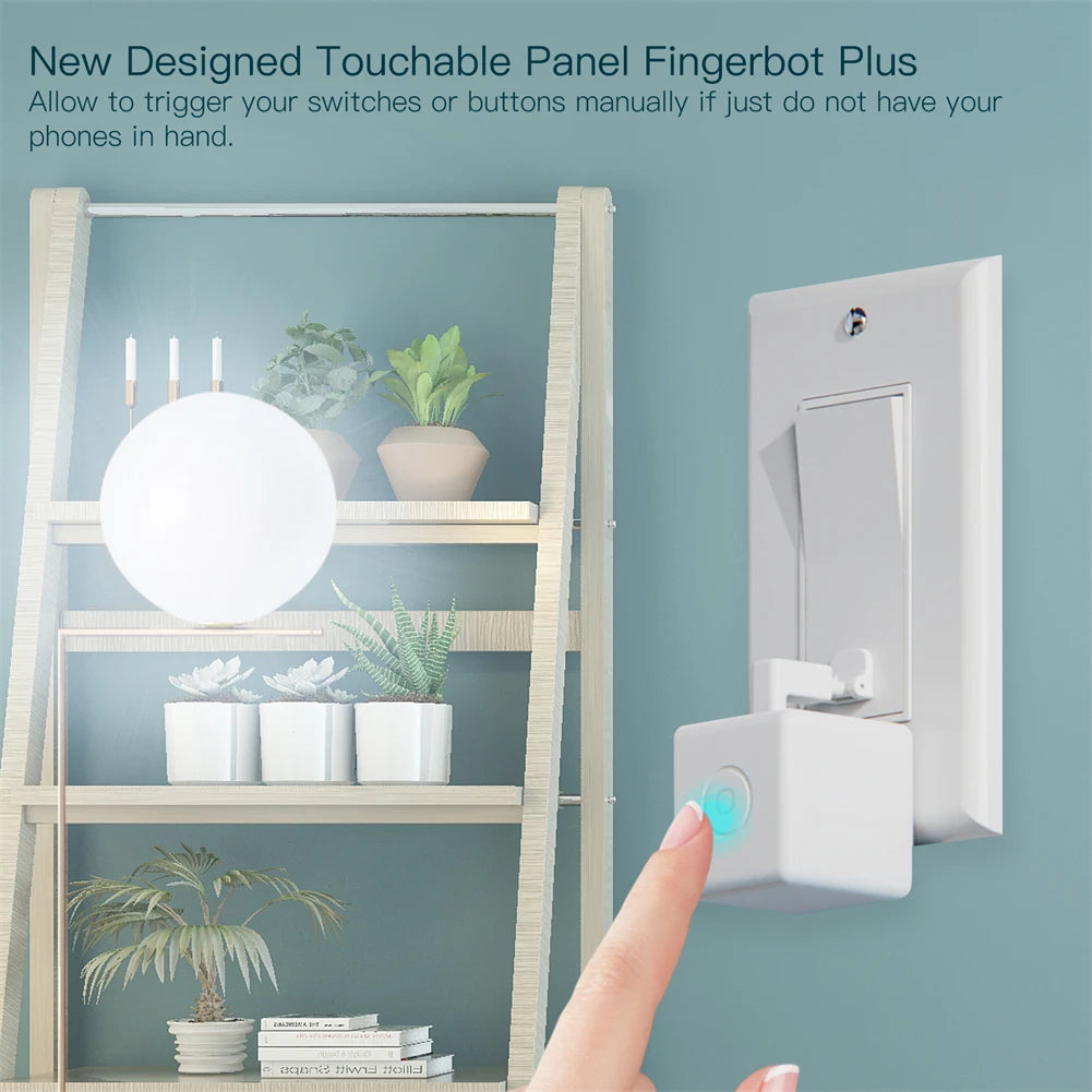 MOES Fingerbot Bluetooth Switch Button Pusher with Alexa Google Assistant