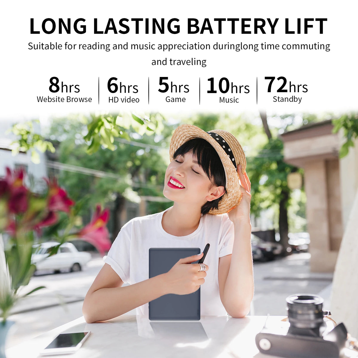 PRITOM Android Tablet With Dual Cameras And WiFi