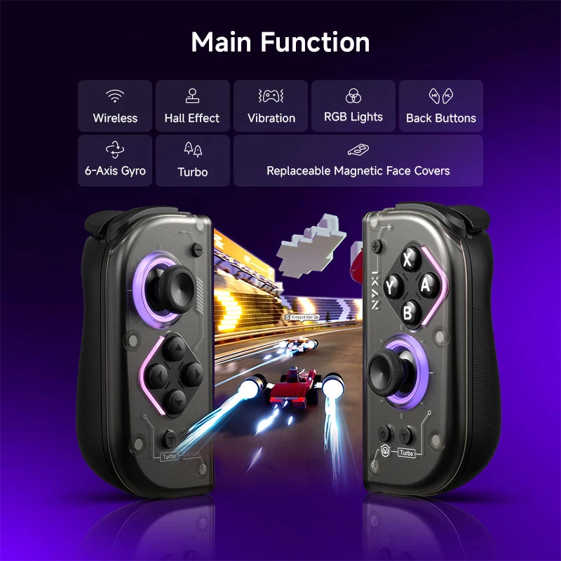 NYXI Hall Effect Wireless Controller For Nintendo Switch