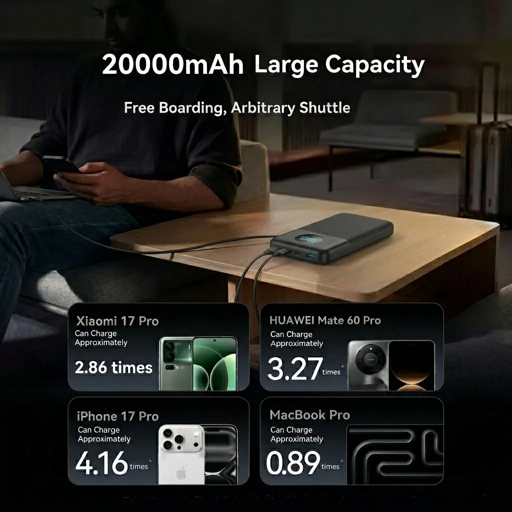 Chictree Portable Power Bank With Fast Charging
