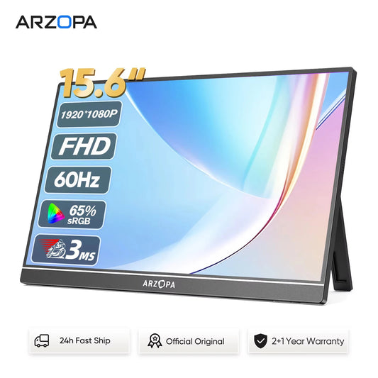 Arzopa Portable FHD IPS USB C Monitor