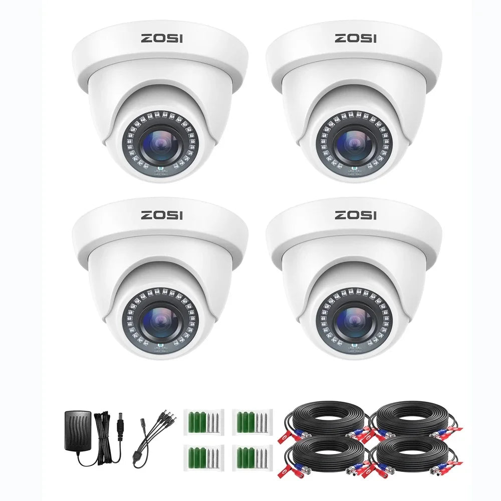 ZOSI 2MP Indoor Outdoor Security Cameras Kit