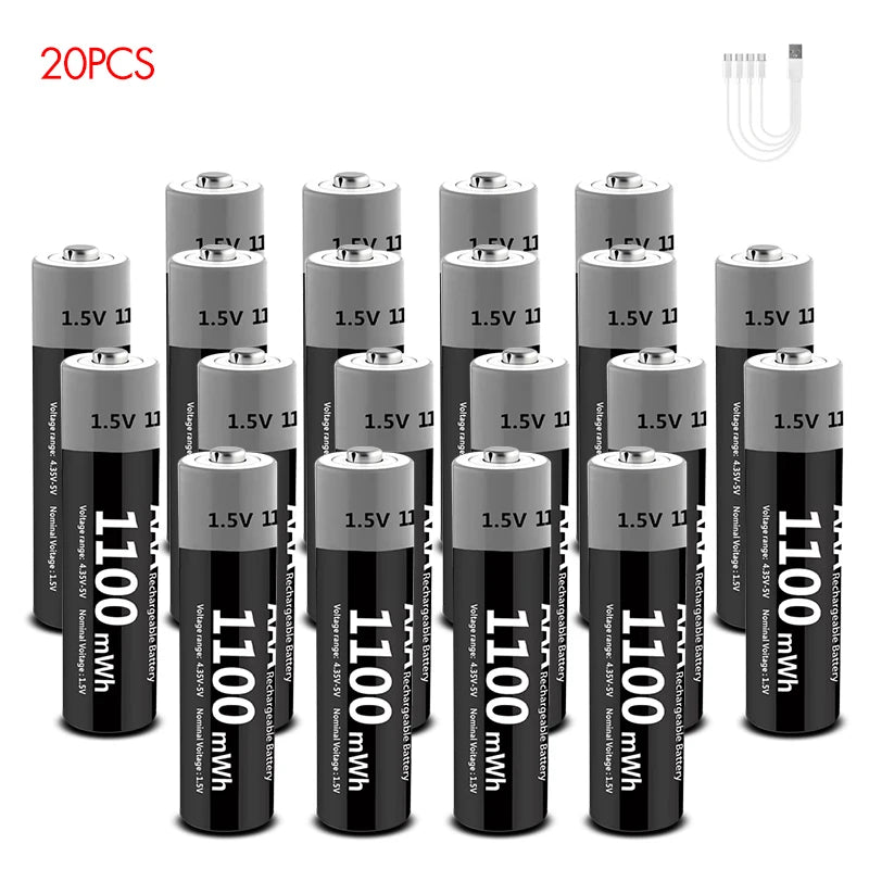 Kuugro Usb Rechargeable Lithium Battery