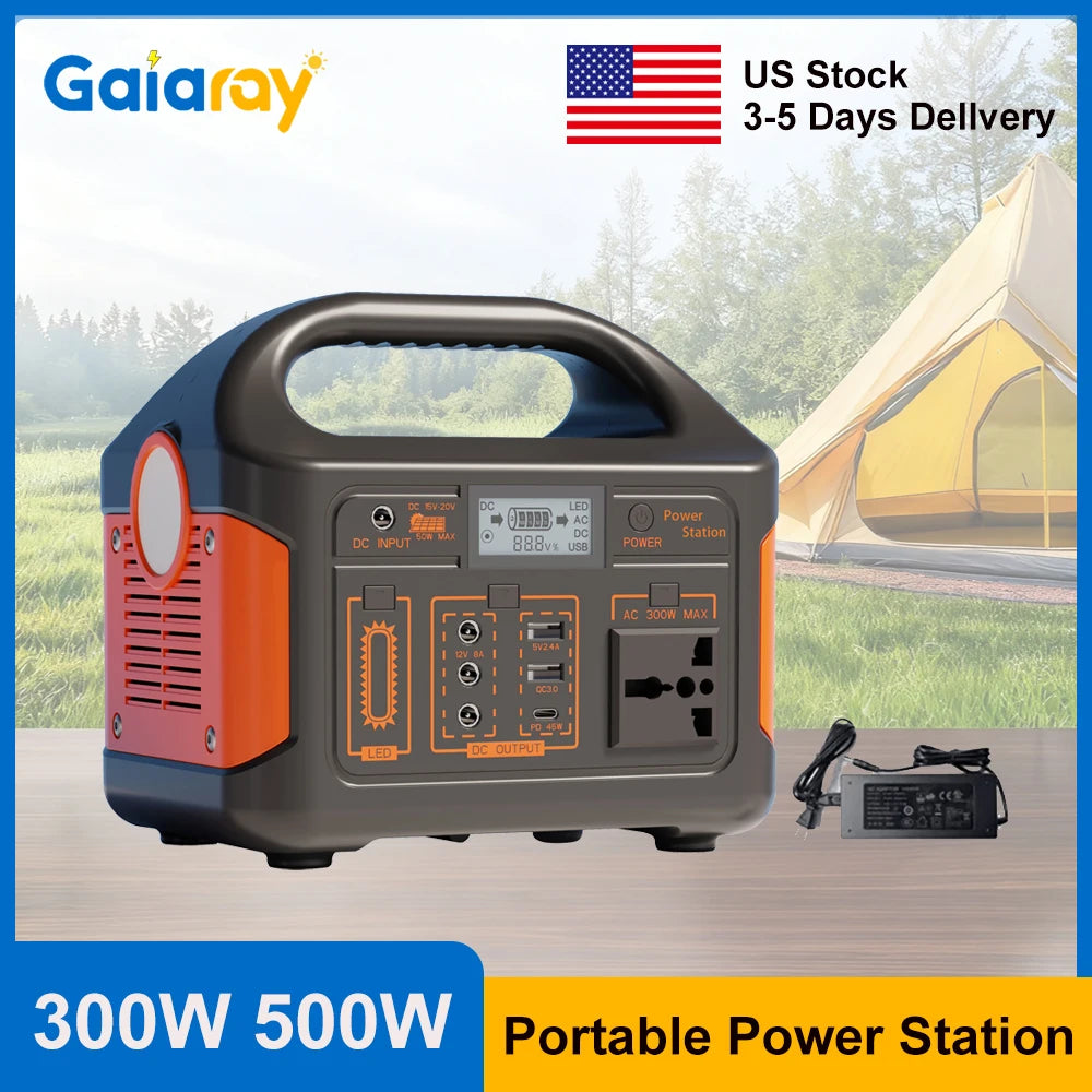 Gaiaray Portable Power 500W LiFePO4 Generator