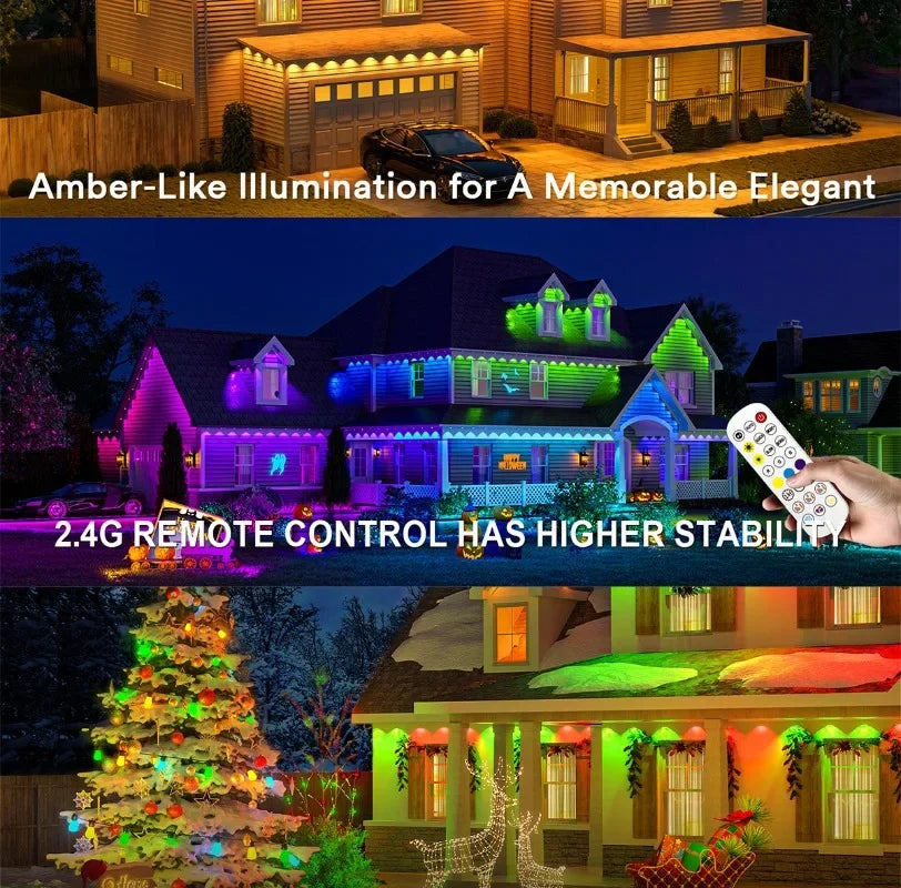 MIMIRGB Smart Outdoor LED String Lights IP67 Alexa
