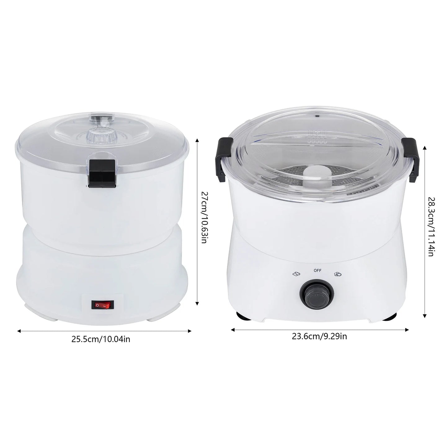 85W Electric Potato Peeler One Button Drive Automatic Spinner