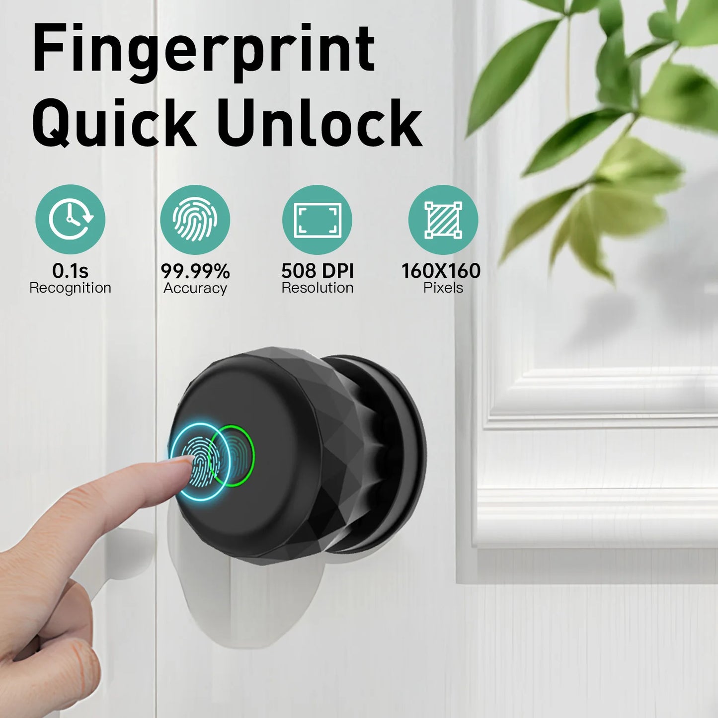 Biometric Fingerprint Door Lock With App Control