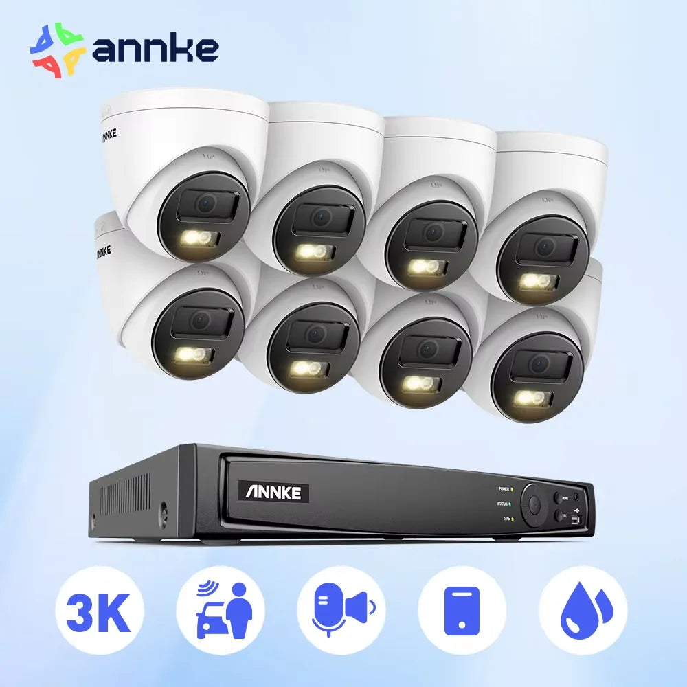 ANNKE 3K Ultra HD PoE CCTV System 8CH NVR Kit