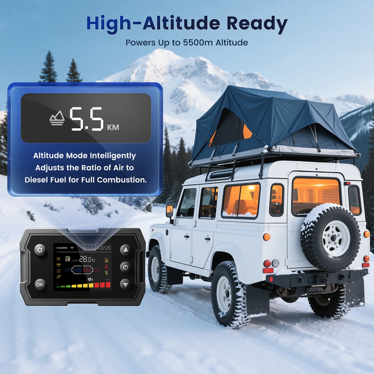 Hcalory 8KW Smart Diesel Parking Heater