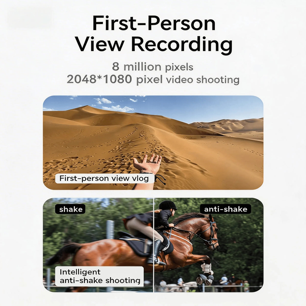 W&O Smart AI Camera Glasses With Translator