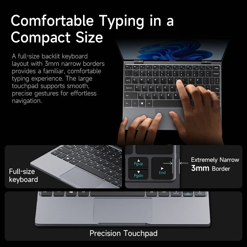 CHUWI MiniBook X Touchscreen Two In One Laptop