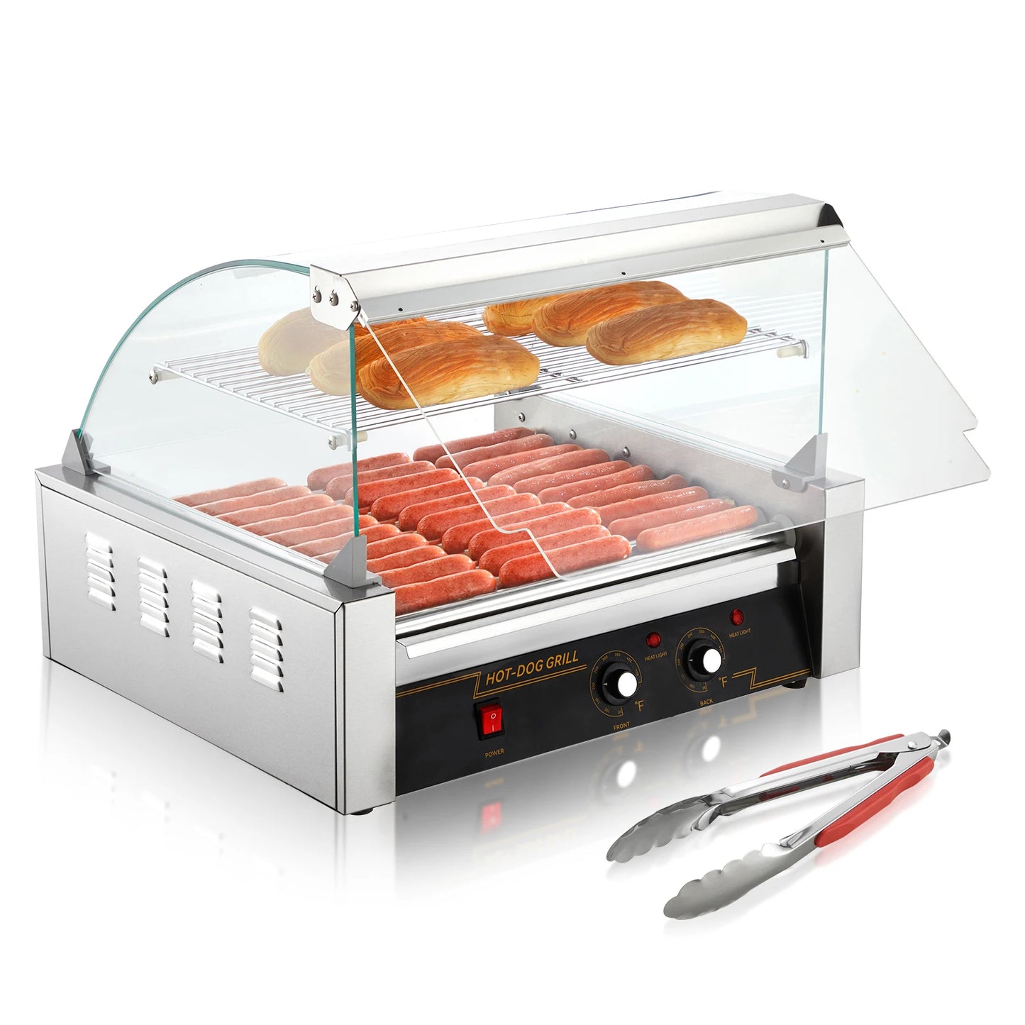 SucceBuy Electric Hot Dog Roller Sausage Maker Grill