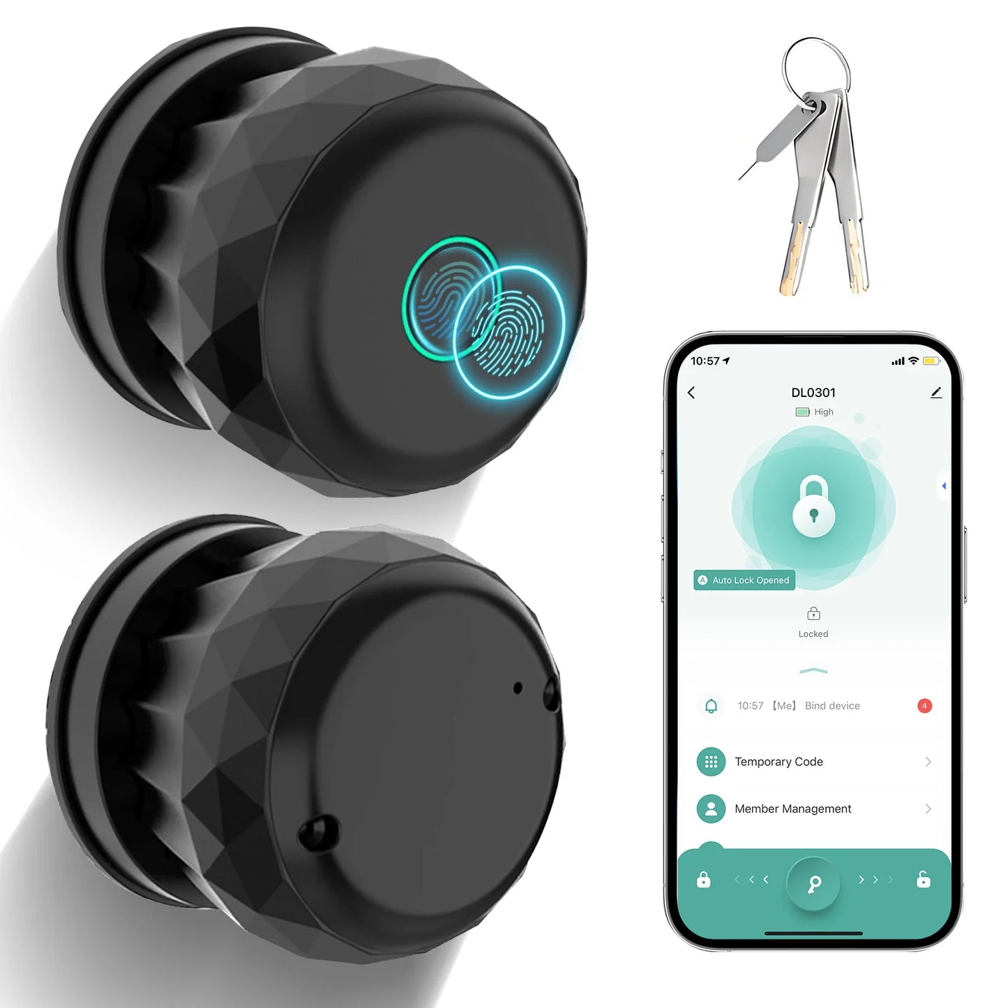 Biometric Fingerprint Door Lock With App Control